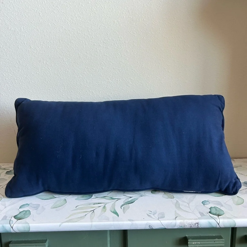 Festive Village Scene Holiday Pillow